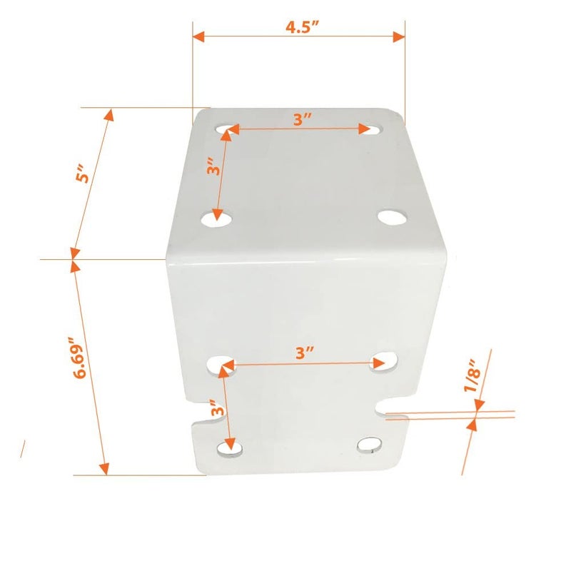 Aquaboon Whole House Mounting Bracket for 10" and 20" Water Filter Housing, Compatible with Pentek 244047, 150578, MC-1A, 150061 - Image 2
